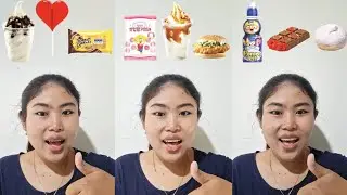 Kumpulan mukbang sariroti,lolipop,eskrim,burger,pororo,coklat,donat,milo,bengbeng,chikiballs,maxx