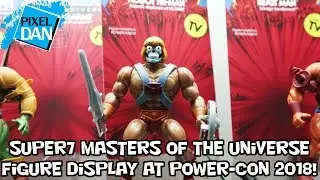 Super7 Masters of the Universe Action Figure Display at Power-Con 2018