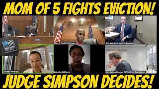 Mom of 5 Fights to Save Home in Judge Simpson&rsquo;s Court!