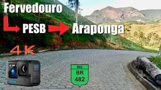 De Fervedouro (MG), até Araponga, em tempo real, passando pelo Parque Est. da Serra do Brigadeiro. 