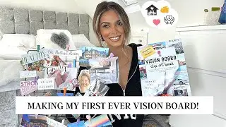 MAKING MY FIRST VISION BOARD | Law of Attraction, How I manifested my Job and Connagh ✨