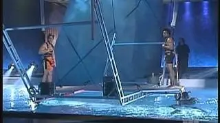 Guy almost drowns on TV - Dog Eat Dog
