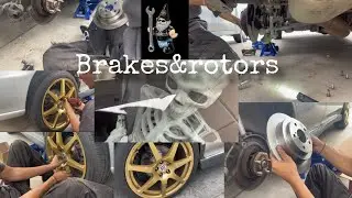 Replacing brakes and rotors🛠️