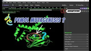 👉PyMOL Mutagenesis Tutorial | R50A Mutation, Docked Structure & PDB Export