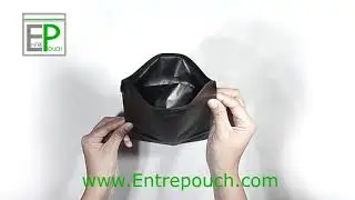 Black Stand Up Pouch with Zip Lock