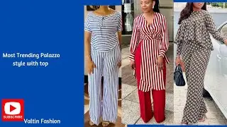 Trending Palazzo and top style//Palazzo trouser