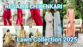 REGALIA GULKARI CHIKENKARI EMBROIDERY LAWN COLLECTION 2025 #viralvideo #foryou 