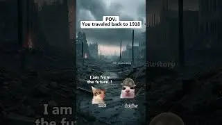 CAT MEMES😺&nbsp; | POV : When you traveled back to 1918#CATMEMES #Relationship #Reatable