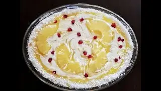 Pina Colada Pudding | Fusion Dessert Recipe By Chef's Diary