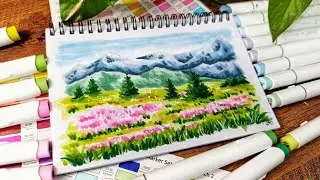 🌱Easy Ohuhu Markers Landscape 