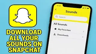 Как загрузить все свои звуки в Snapchat (2025)