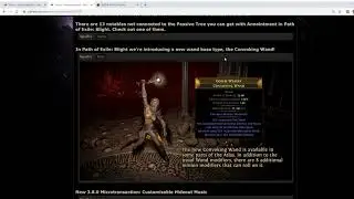 Path of Exile - Blight League - New Gems and a Wand Teased For Minion Builds