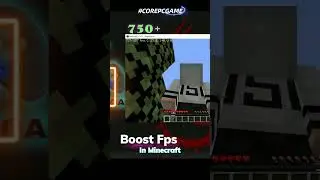 Increase fps in minecraft, Boost fps in minecraft, #minecraftlive  #shorts #short #minecraft