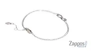 Fossil Classic Infinity Knot Double Chain Bracelet SKU: 9031133