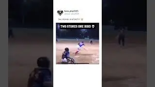 Two stones one bird💀☠️#subscribe for more#usa#fyp#viral#trend#baseball#mlb