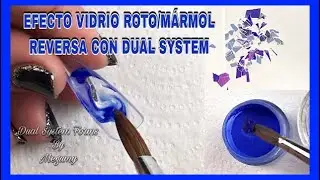 #DUALSYSTEM EFECTO MÁRMOL UÑAS CON EFECTO MÁRMOL REVERSA #DUALSYSTEM