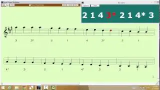 A Major 2 Octave 2 Quarter Notes Violin