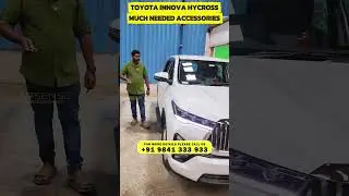 Innova Hycross Much Needed Accessories | Hycross Modification Chennai | Hycross Accessories #shorts