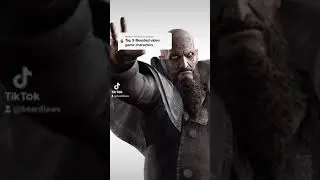Top 5 Bearded Video Game Characters By Beard Laws #shorts