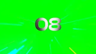 10 to 0 Countdown Animation Green Screen | New Year, Launch & Event Countdown (HD)