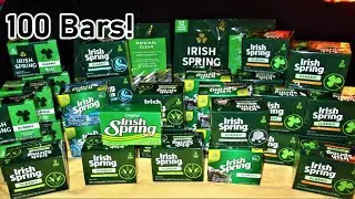 Unboxing 100 Bars of Irish Spring ! 📦🧼Soap Opening Haul 📦🧼 Unpacking Soap 📦🧼