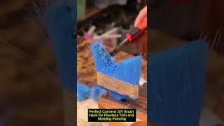 Trick thing Perfect Corners! DIY Brush Hack for Flawless Trim and Molding Painting  #lifehacks