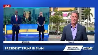 President Donald Trump, in Miami, brags about the economy despite an election-night rebuke