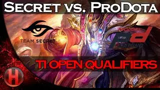 Team Secret vs. ProDota - TI6 Open Qualifiers Dota 2