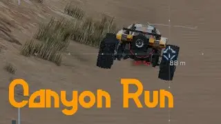 Canyon Run - Marscar 28.5.23 (Space Engineers Rover Race)