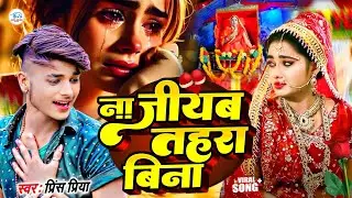 Prince Priya New Bewafa Gana #2025 // Na Jiyab Tahra Bina #sadsong जख्मी nonstopgazal #maithili