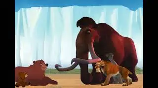 Manny, Sid & Diego meeting Kenai & Koda