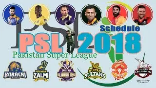 PSL schedule 2018, Pakistan Super League Matches, Managers,Team Players,captains Boom Boom Afridi