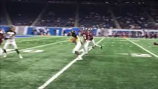 2019 QB Dequan Finn (Central Michigan commit) finds 2019 WR/KR Dominick Hannah for a 42-yard TD