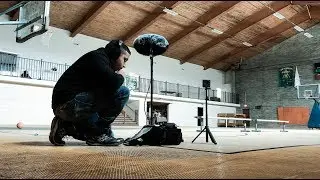 Creepy Sound while Field Recording Roomtones in an Abandoned Gym