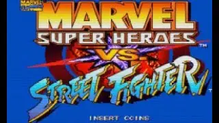 Marvel Super Heroes VS Street Fighter -  Arcade mode