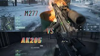 M277 VS AK205 Battlefield 6 Comparison #4kgameplay #battlefield6redsec #battlefield