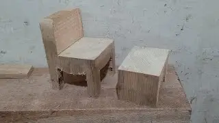 Mini wood chair and table for showpiece #trending #wood #woodscraft 