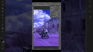 Easily Create Infrared Effect in Photoshop | #photoshop #tutorial #shorts