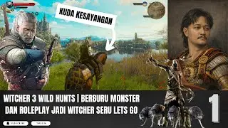 WITCHER 3 WILD HUNT | BERBURU MONSTER DAN ROLEPLAY JADI WITCHER MAIN GWENT SERU #witcher3 #gwent
