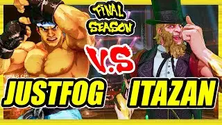 SFV CE 🔥 Justfog (Ryu) vs Itazan (G) 🔥 Ranked Set 🔥 Street Fighter 5