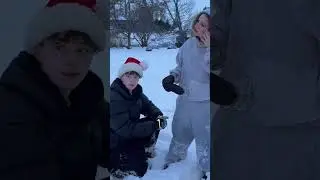 Epic Snowball Fight Challenge: Who Will Win? #shorts