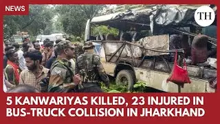 5 Kanwariyas killed, 23 injured in bus truck collision in Jharkhand