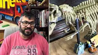 LEGO T-Rex Fossil Review | Massive Dinosaur Skeleton Build. 