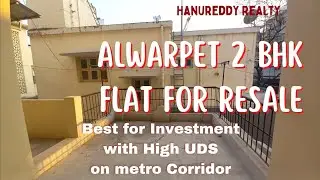 Alwarpet High UDS (991 sqft) investment Property for Resale @1.20 cr