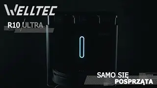Robot sprzątający Welltec R10 Ultra ze stacją dokującą 8w1 i obrotowymi mopami