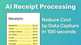 AI Receipt Capture in 100 seconds