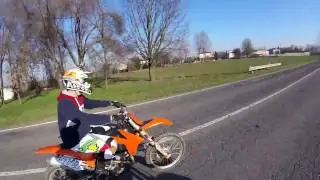 Motocross on the road CRF 250 & SXF 250 (GoPro)