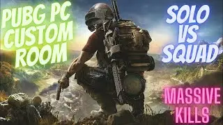 PUBG PC CUSTOM ROOM MASSIVE KILLS🔥 WITH CHICKEN DINNER🍗