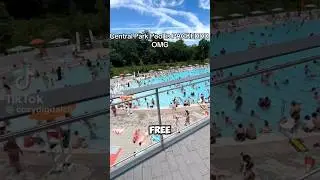 Do YOU want to SWIM in this New York City POOL??? #shorts