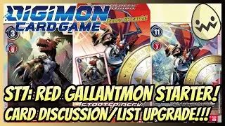 Digimon Card Game: ST7 Gallantmon Starter! Card Discussion/List Upgrade!